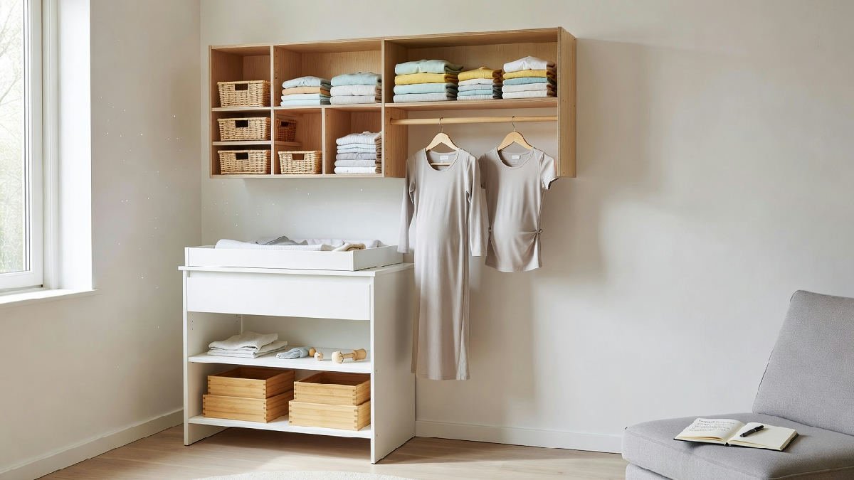 Opbergruimte slim indelen in de babykamer